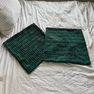 18x18 Green Pillow Covers